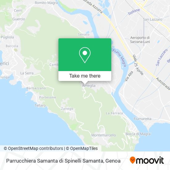 Parrucchiera Samanta di Spinelli Samanta map