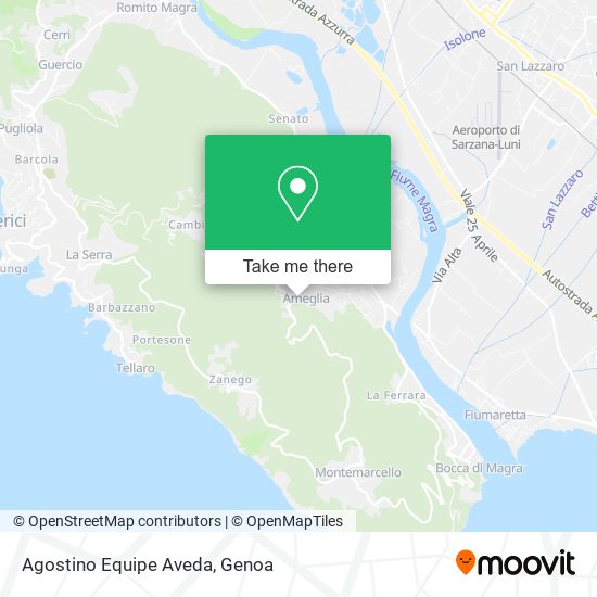 Agostino Equipe Aveda map