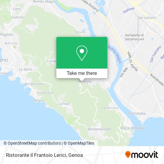 Ristorante il Frantoio Lerici map