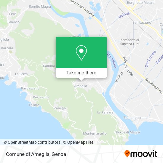 Comune di Ameglia map
