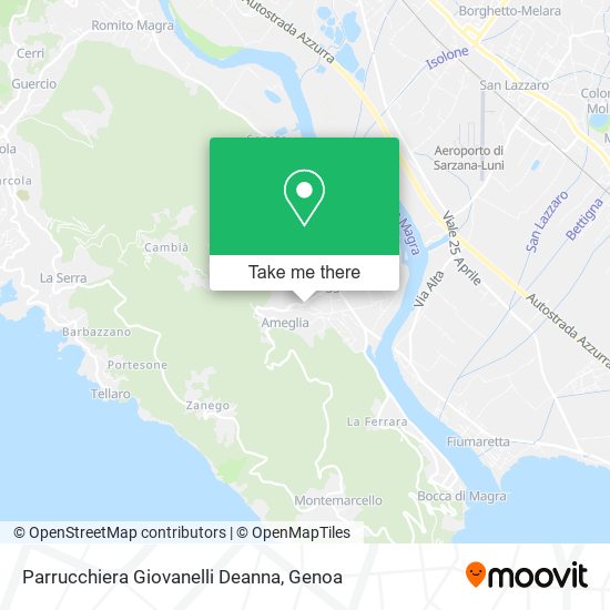 Parrucchiera Giovanelli Deanna map