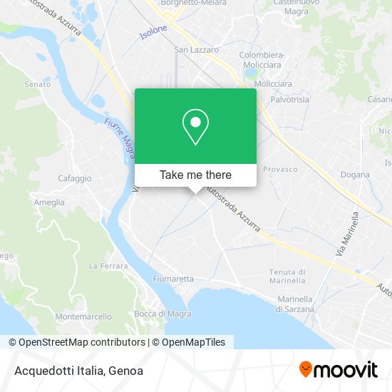 Acquedotti Italia map