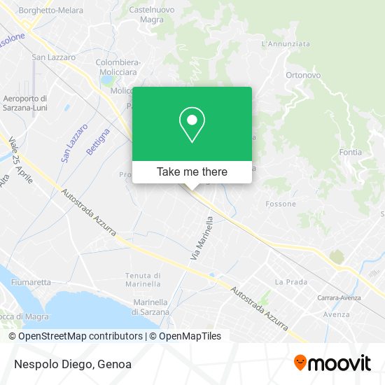 Nespolo Diego map