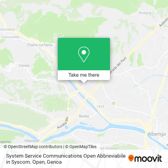 System Service Communications Open Abbreviable as Syscom. Open map