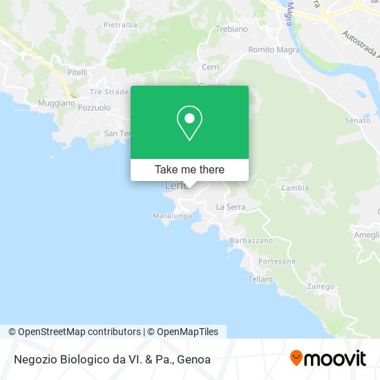 Negozio Biologico da VI. & Pa. map