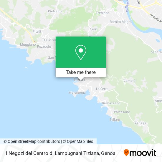 I Negozi del Centro di Lampugnani Tiziana map