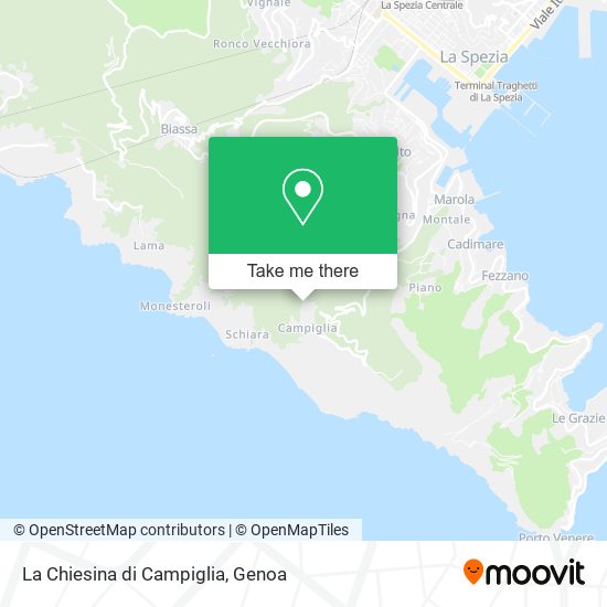 La Chiesina di Campiglia map
