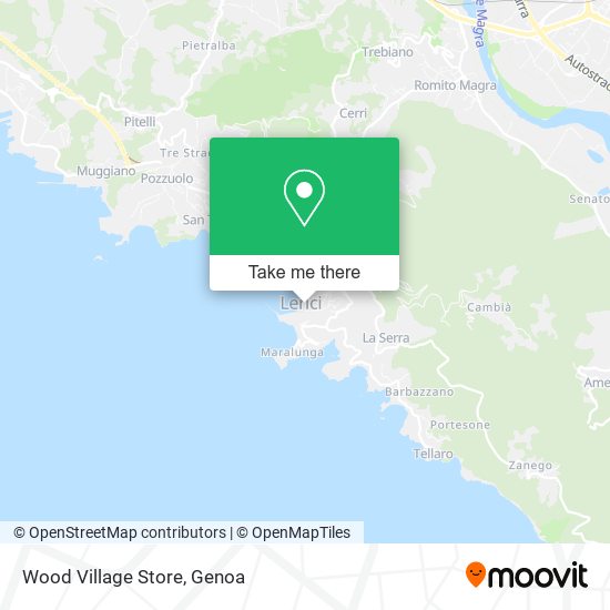 Wood Village Store map