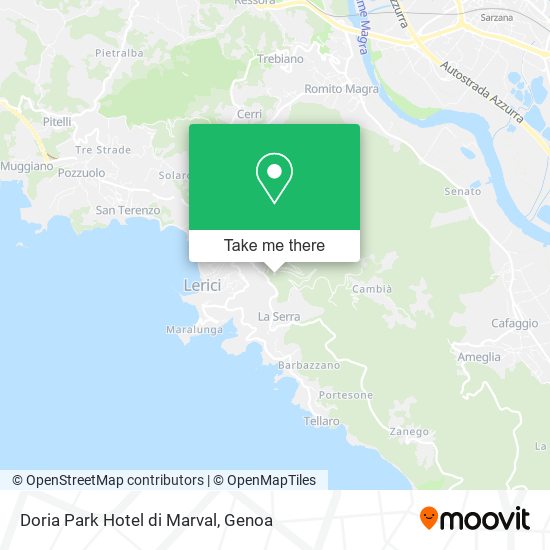 Doria Park Hotel di Marval map