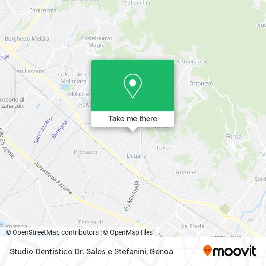 Studio Dentistico Dr. Sales e Stefanini map
