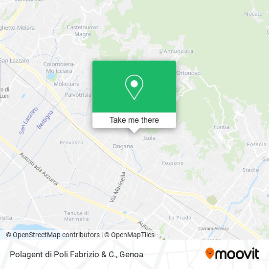 Polagent di Poli Fabrizio & C. map
