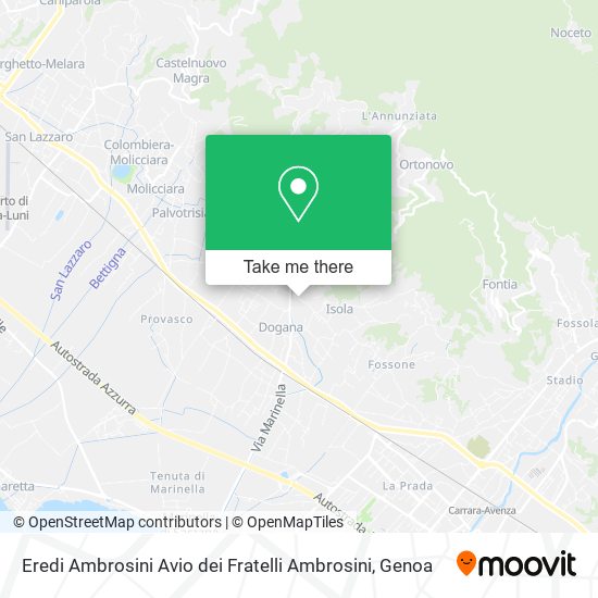 Eredi Ambrosini Avio dei Fratelli Ambrosini map