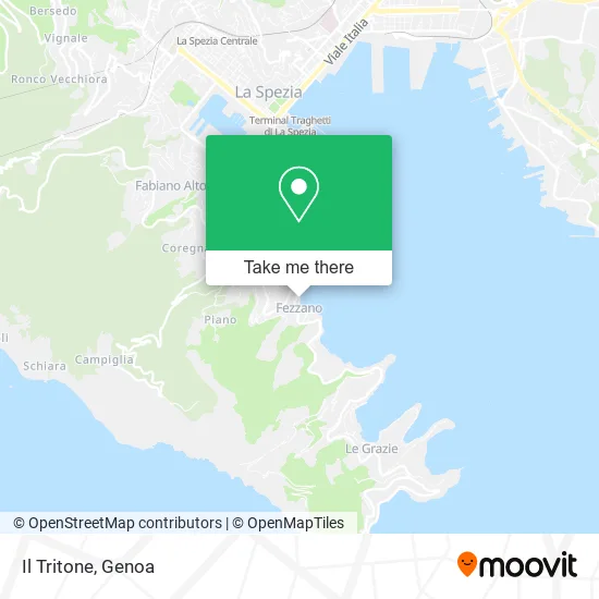 Il Tritone map