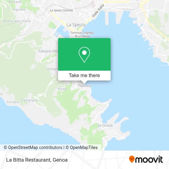 La Bitta Restaurant map