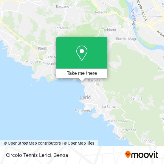 Circolo Tennis Lerici map