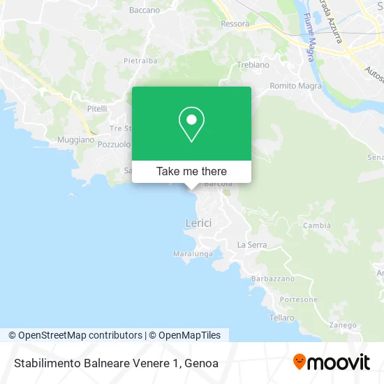 Stabilimento Balneare Venere 1 map