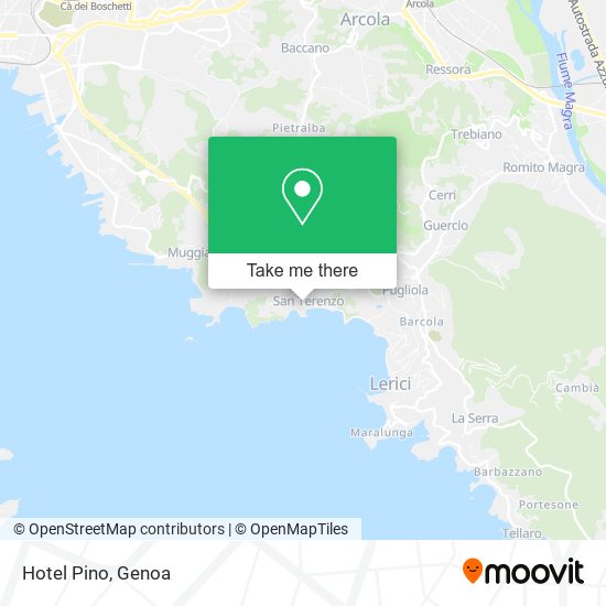 Hotel Pino map