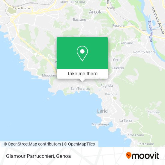 Glamour Parrucchieri map