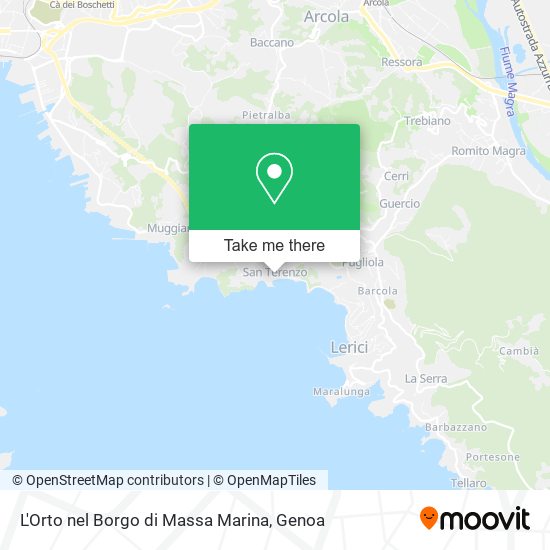 L'Orto nel Borgo di Massa Marina map