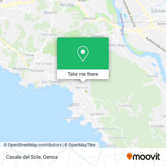 Casale del Sole map