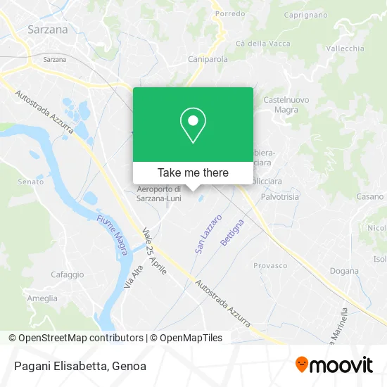 Pagani Elisabetta map