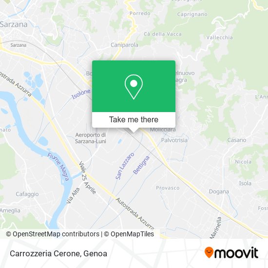 Carrozzeria Cerone map