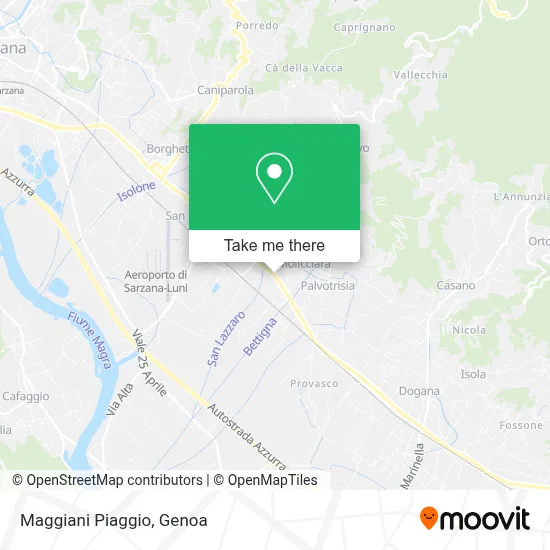 Maggiani Piaggio map