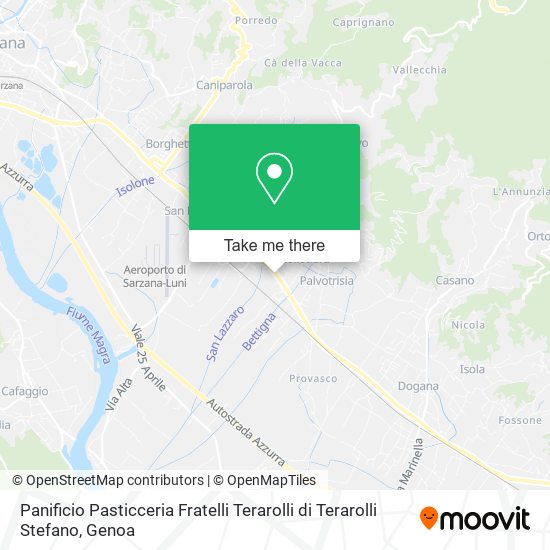 Panificio Pasticceria Fratelli Terarolli di Terarolli Stefano map