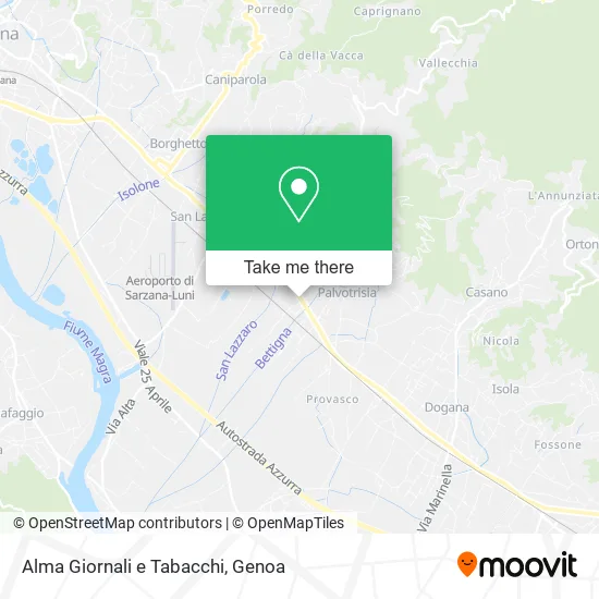 Alma Giornali e Tabacchi map