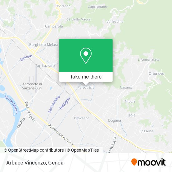 Arbace Vincenzo map