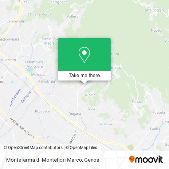 Montefarma di Montefiori Marco map