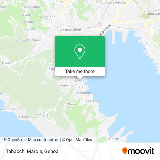 Tabacchi Marola map
