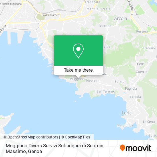 Muggiano Divers Servizi Subacquei di Scorcia Massimo map