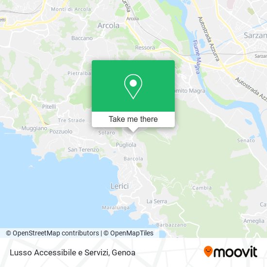 Lusso Accessibile e Servizi map