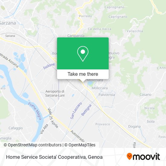Home Service Societa' Cooperativa map