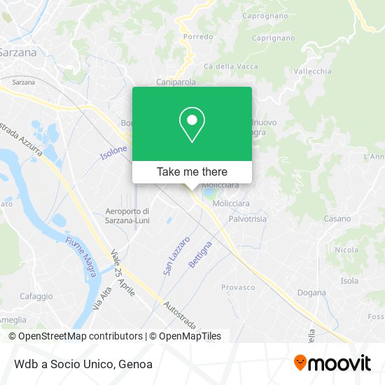 Wdb a Socio Unico map