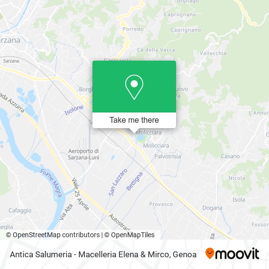 Antica Salumeria - Macelleria Elena & Mirco map