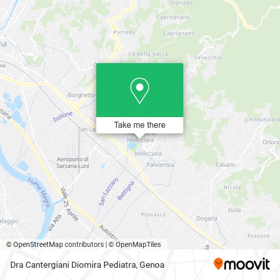 Dra Cantergiani Diomira Pediatra map
