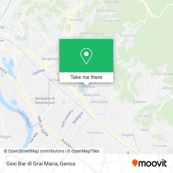 Gexi Bar di Grai Maria map