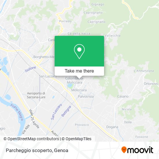 Parcheggio scoperto map