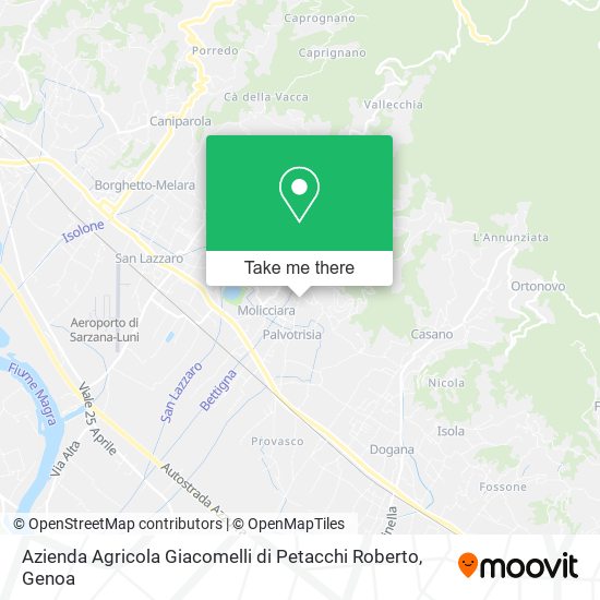 Azienda Agricola Giacomelli di Petacchi Roberto map