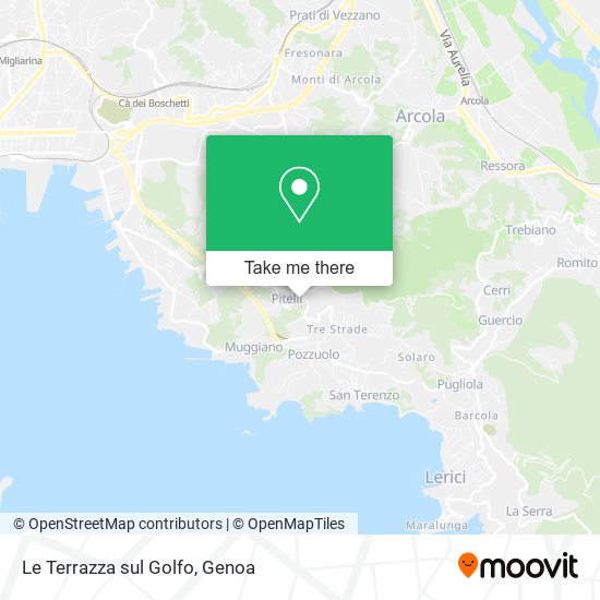 Le Terrazza sul Golfo map