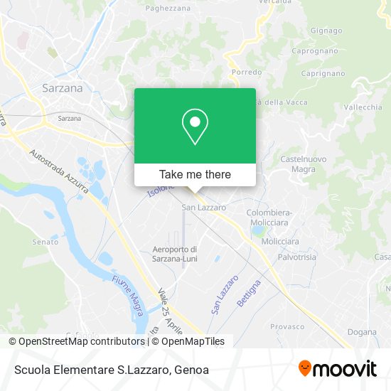 Scuola Elementare S.Lazzaro map
