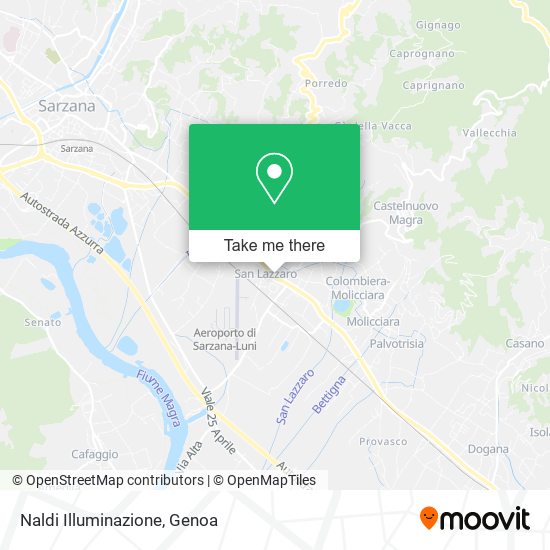 Naldi Illuminazione map