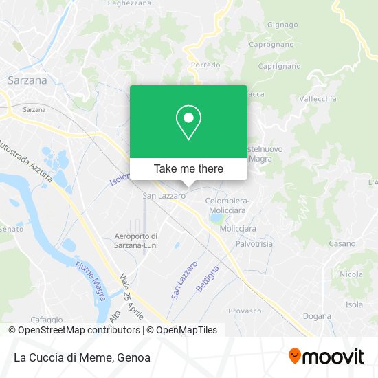 La Cuccia di Meme map