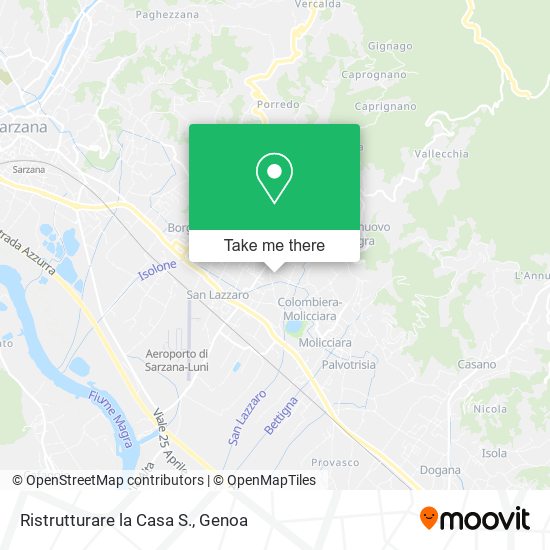 Ristrutturare la Casa S. map