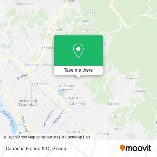 Capanna Franco & C. map