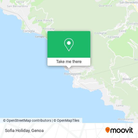 Sofia Holiday map