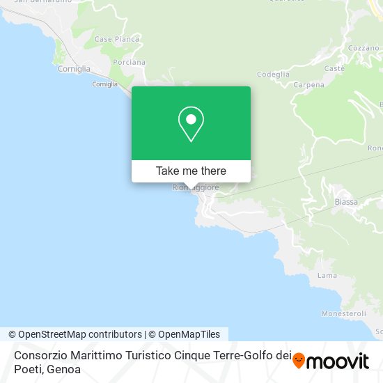 Consorzio Marittimo Turistico Cinque Terre-Golfo dei Poeti map