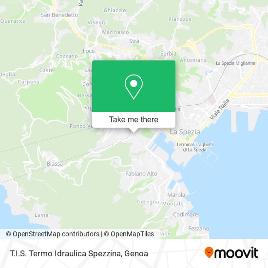 T.I.S. Termo Idraulica Spezzina map